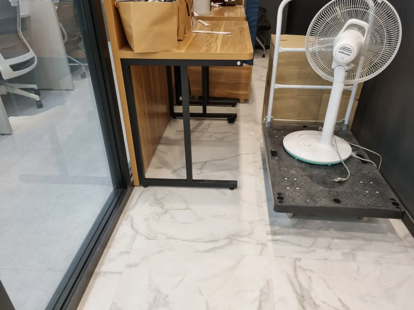 사무 공간 정리 — 창원 성산구 학원청소 현장