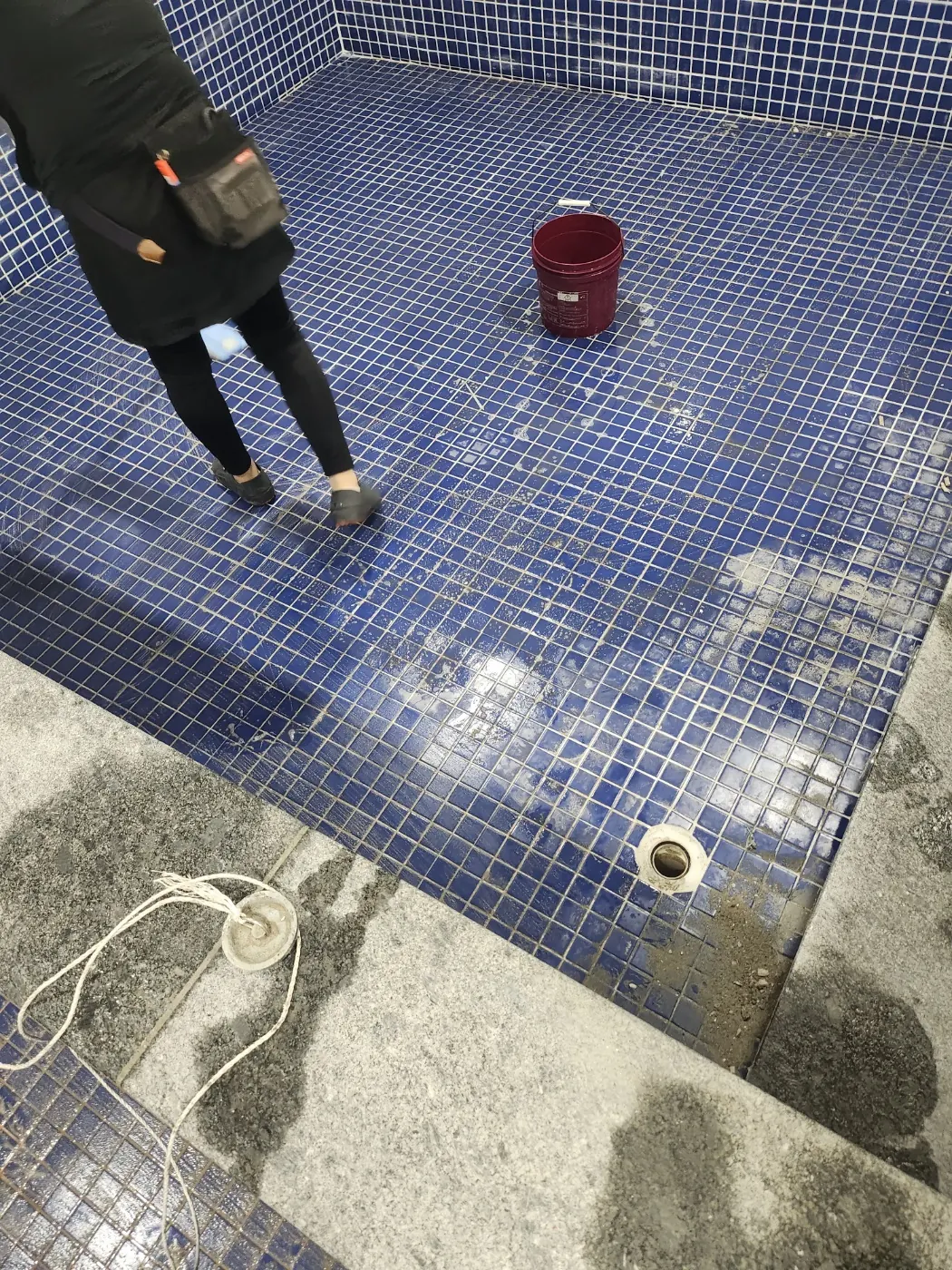 줄눈 복원 — 거제시 목욕탕청소 현장