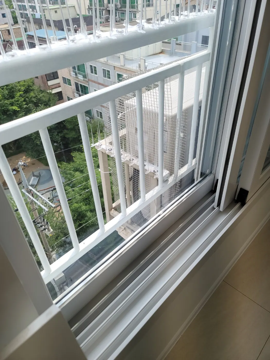 단장면 입주청소 시공 현장 — 마감 상태
